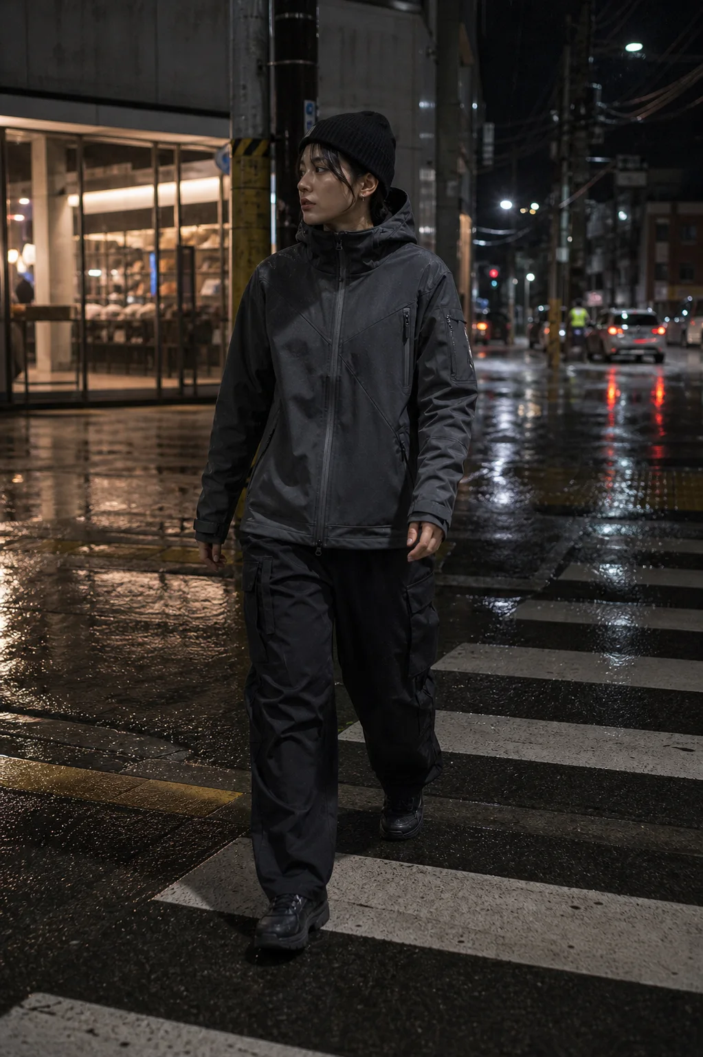 Clothixpack Strata Hardshell Jacket styling image for the city rain wear-test report