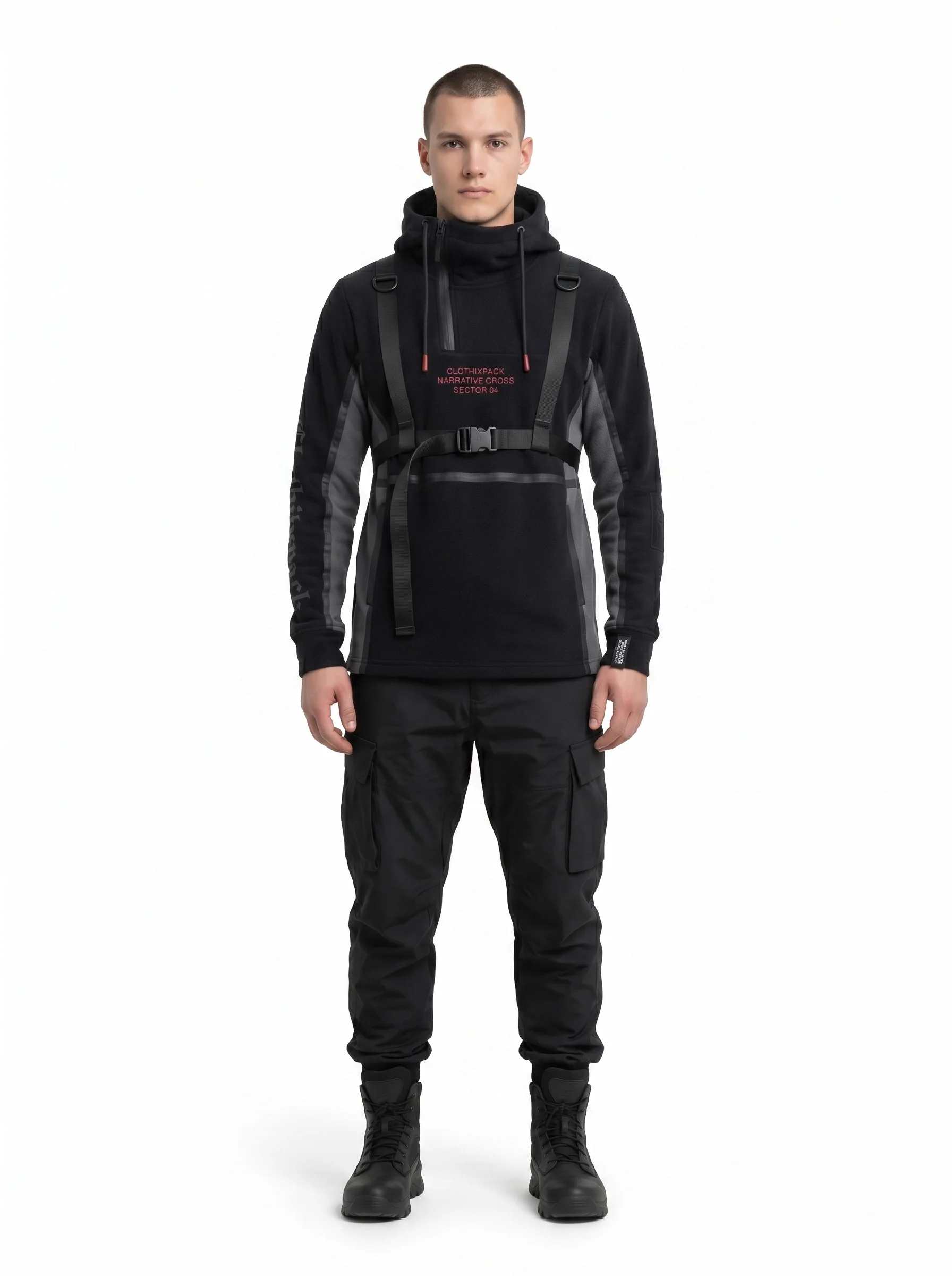 Pivot Mock Neck Shirt 1 - Clothixpack hoodies product image