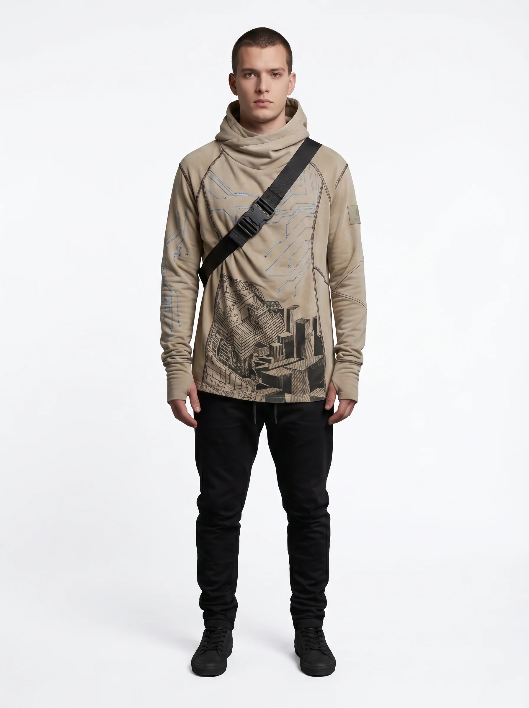 Ridge Technical Hoodie 1 - Clothixpack hoodies product image