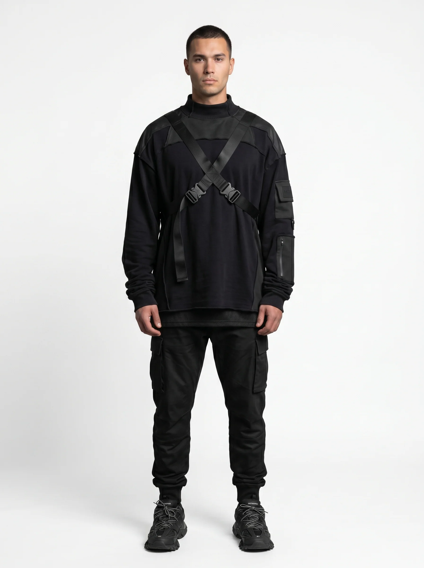 Cowl Technical Hoodie 1 - Clothixpack hoodies product image