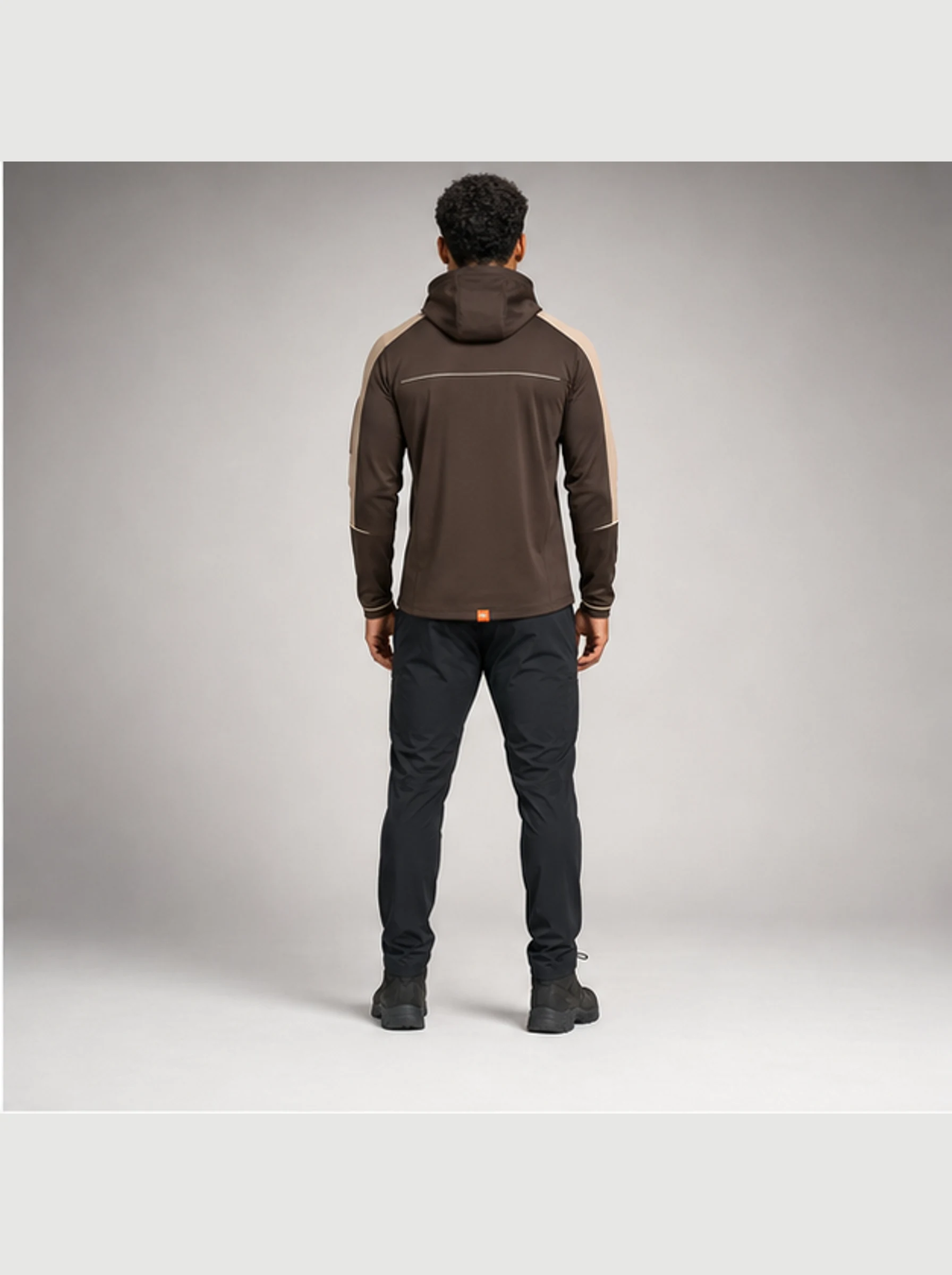 Sable Performance Hoodie back view - Clothixpack technical hoodie