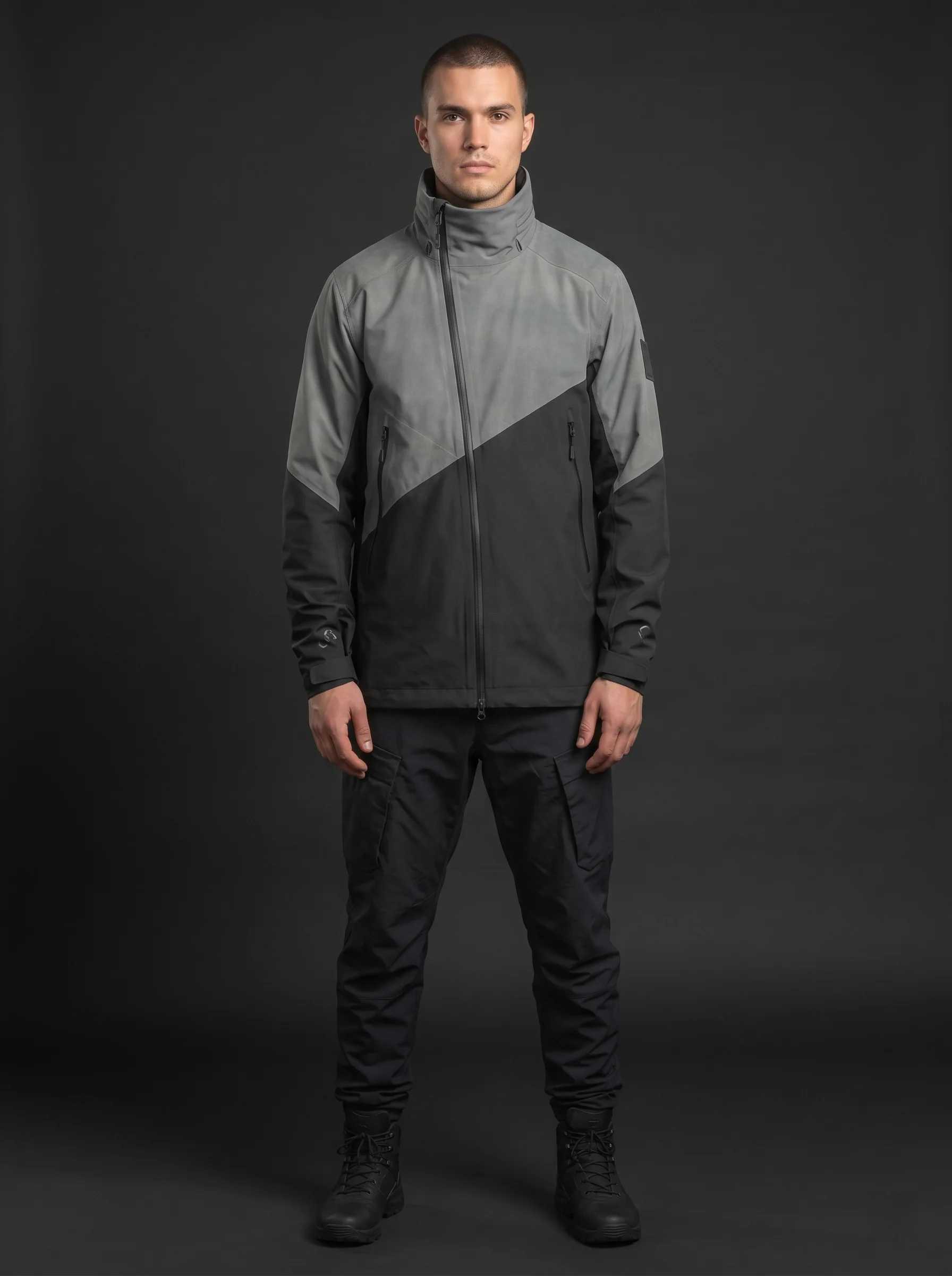 Grid Hardshell Jacket 1 - Clothixpack jackets product image