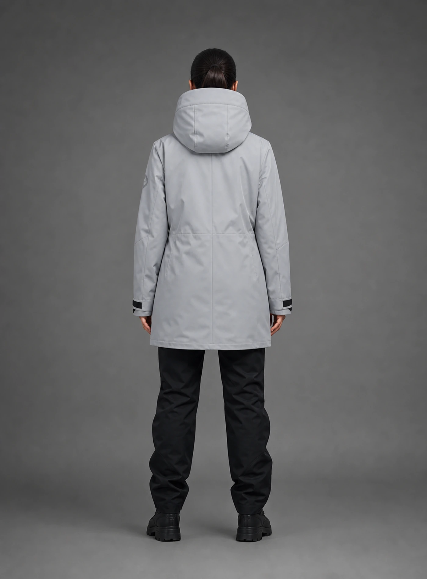 Halo Storm Jacket back view showing matching Clothixpack technical construction