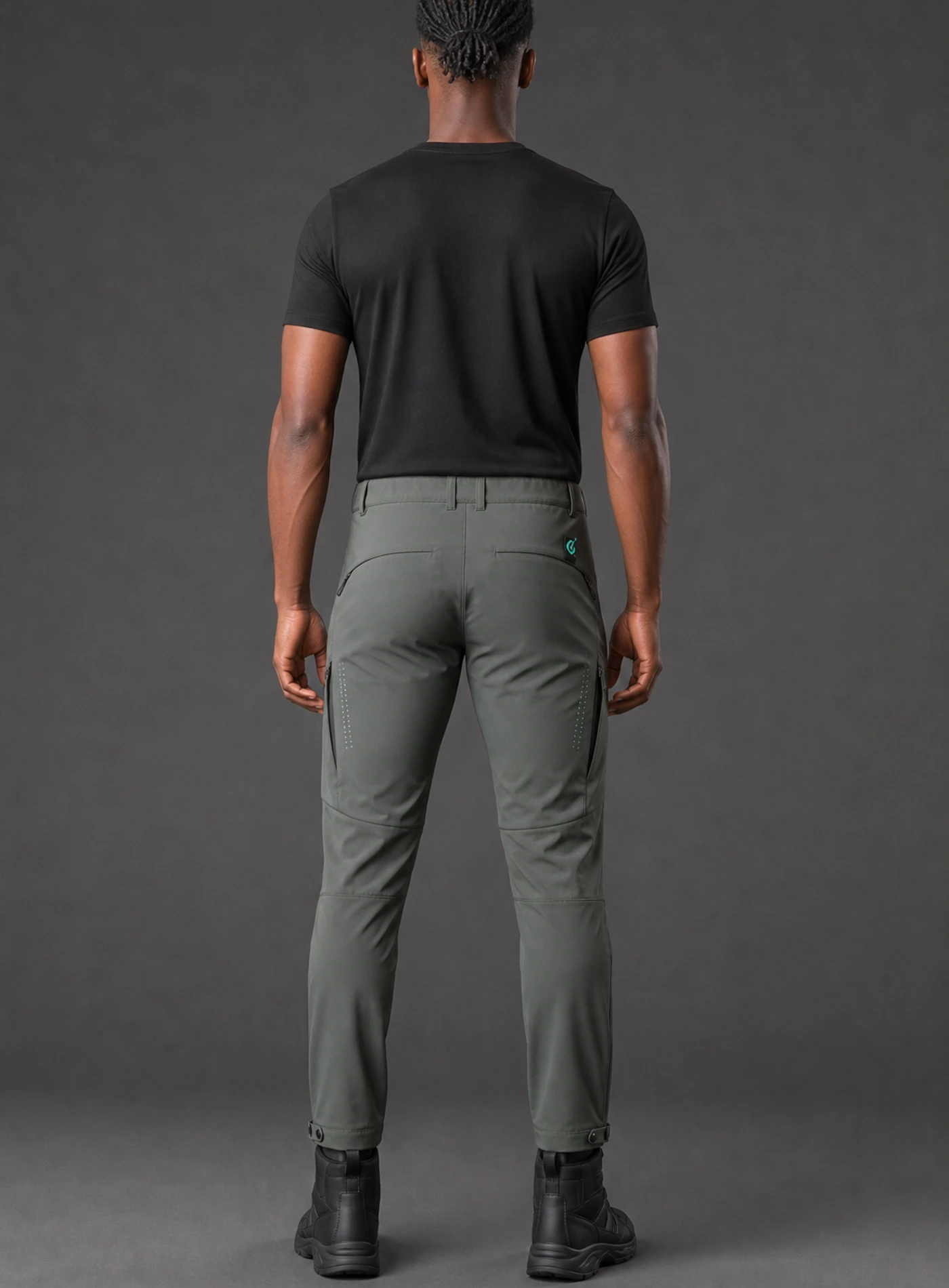Vector Commuter Trouser back view showing rear construction