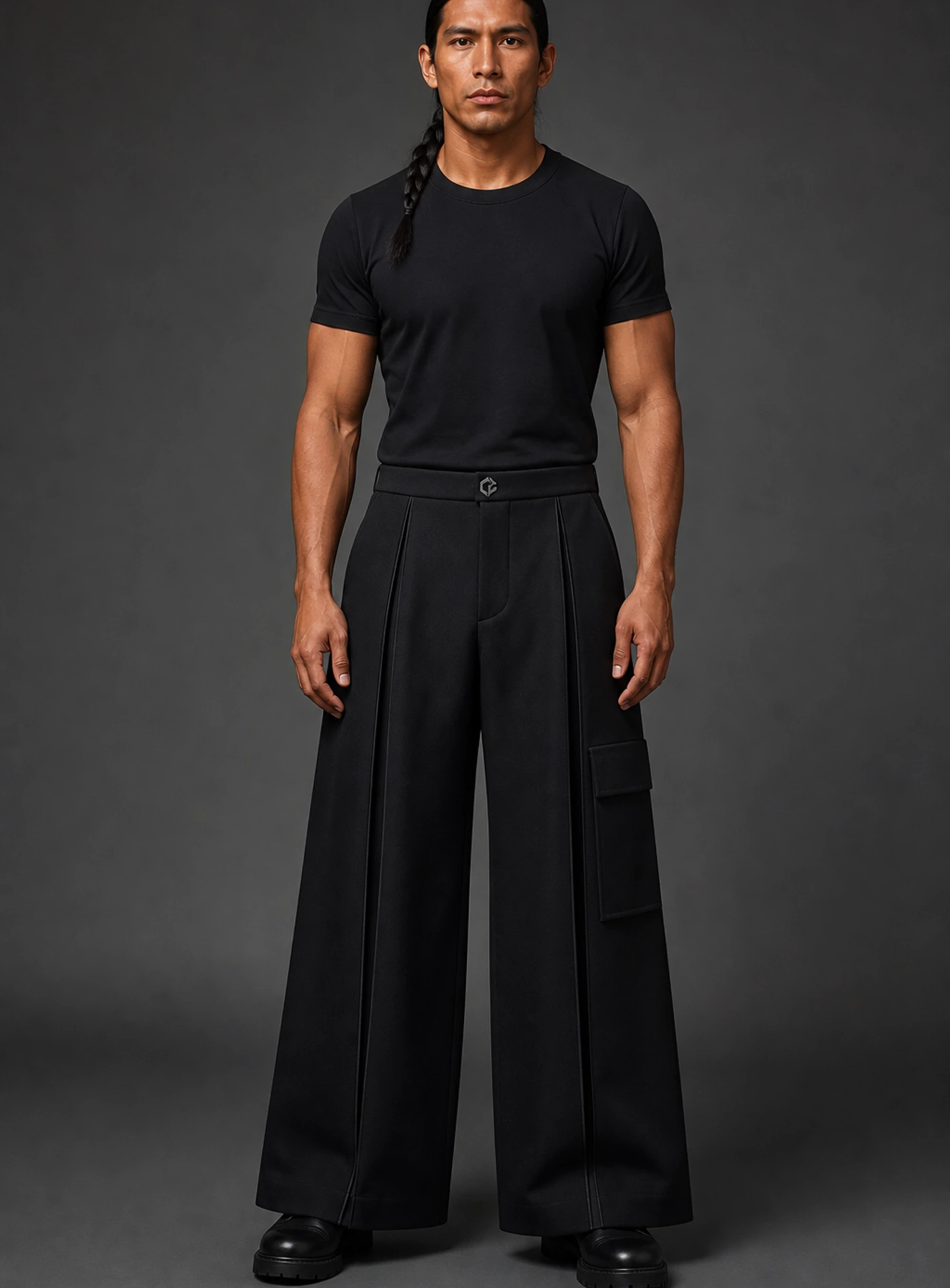 Monolith Wide-Leg Pant front view on model