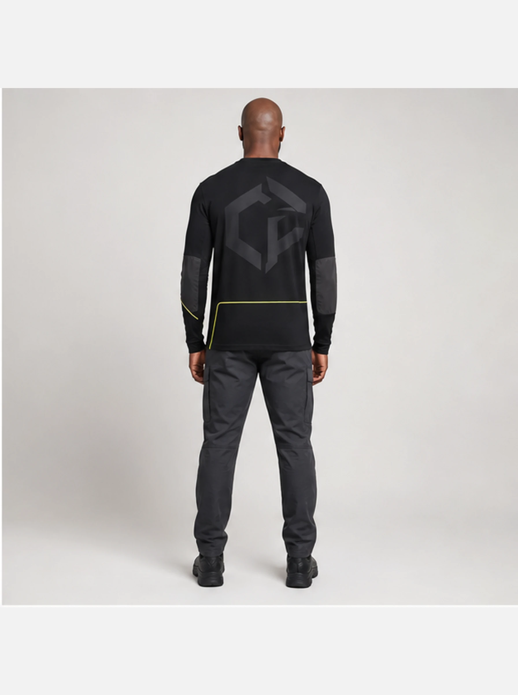 Frame Articulated Longsleeve back view - Clothixpack technical shirt