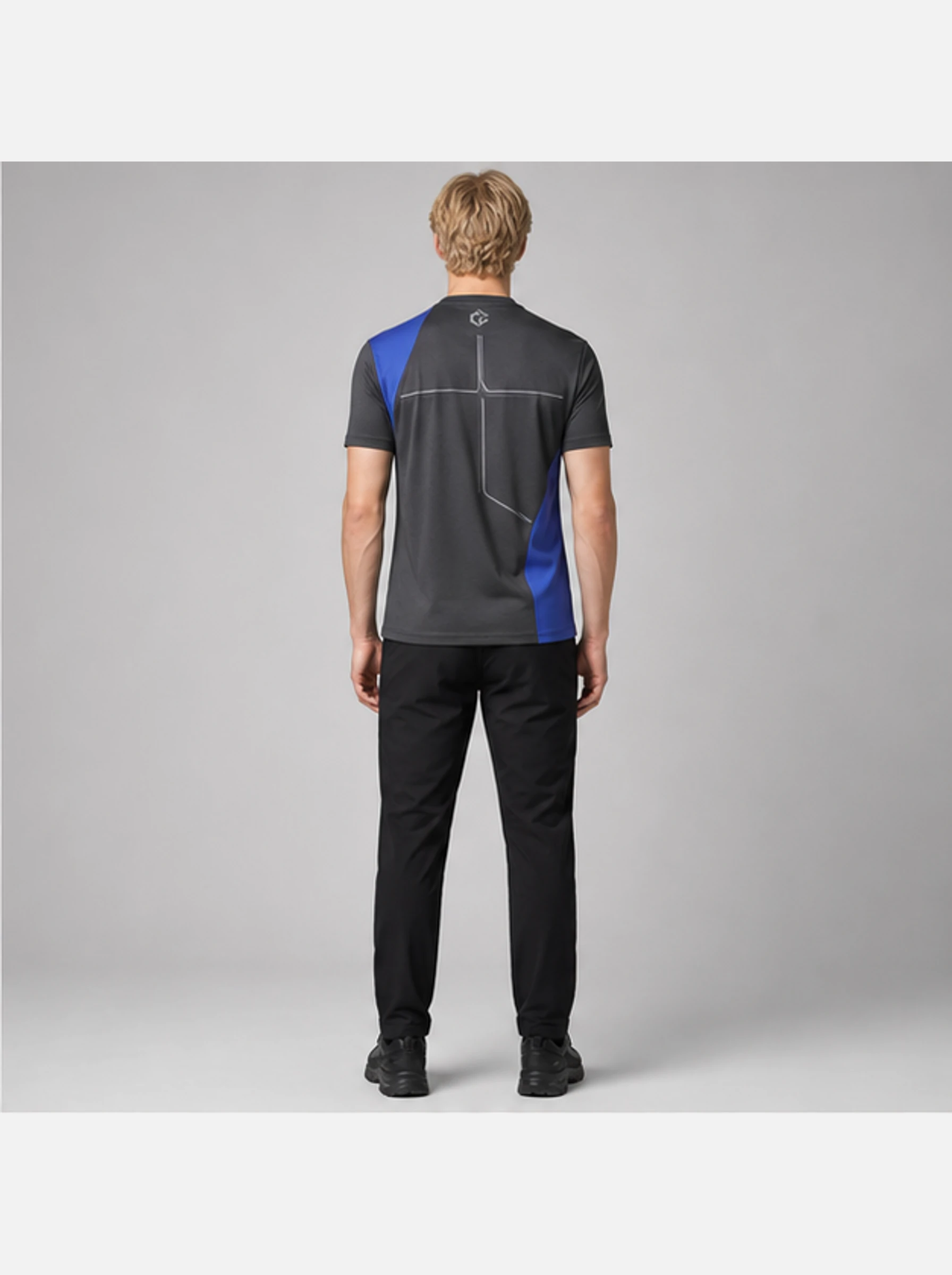 Offset Pocket Tee back view - Clothixpack technical shirt