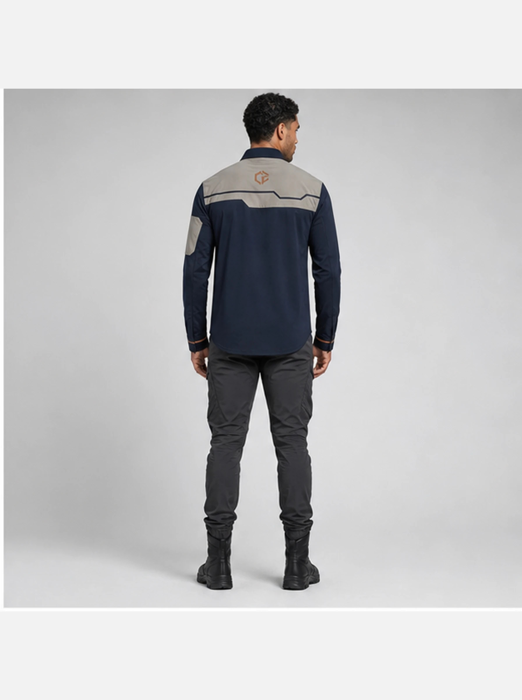 Harbour Technical Shirt back view - Clothixpack technical shirt