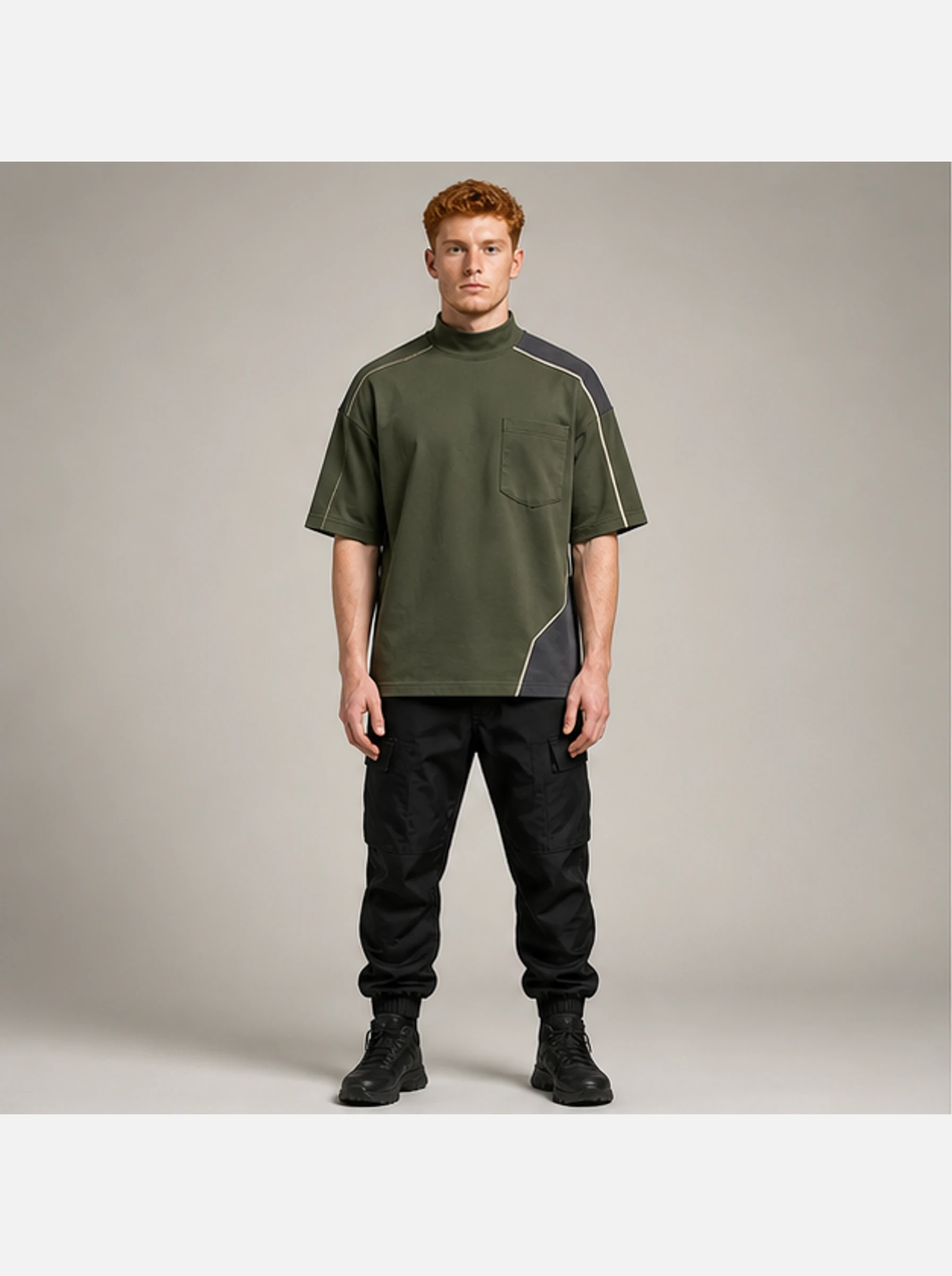 Northline Layer Tee front view - Clothixpack technical shirt